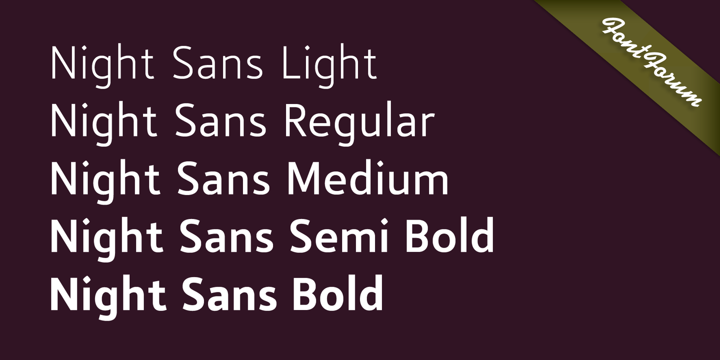 Font Night